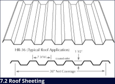 7.2 Roof Sheeting